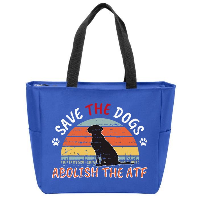 Save The Dogs Abolish The Atf Zip Tote Bag