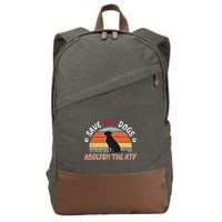 Save The Dogs Abolish The Atf Cotton Canvas Backpack
