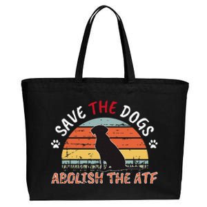 Save The Dogs Abolish The Atf Cotton Canvas Jumbo Tote