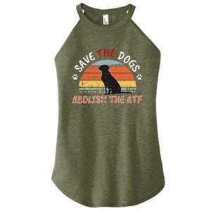 Save The Dogs Abolish The Atf Women's Perfect Tri Rocker Tank