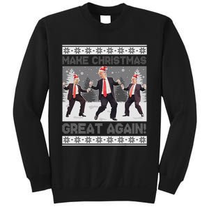 Santa Trump Dance Make Christmas Great Again Ugly Sweater Sweatshirt