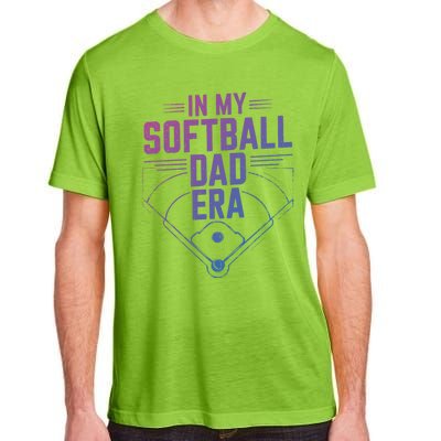 Softball Team Dad In My Softball Dad Era Softball Dad Pride Gift Adult ChromaSoft Performance T-Shirt