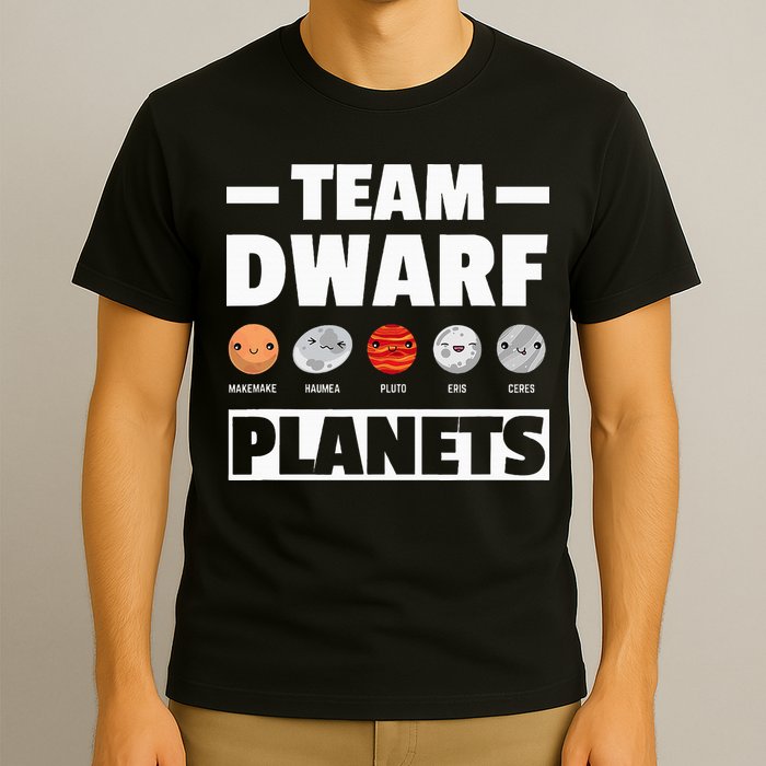 Space Team Dwarf Planets For Adults And Astronomy T-Shirt