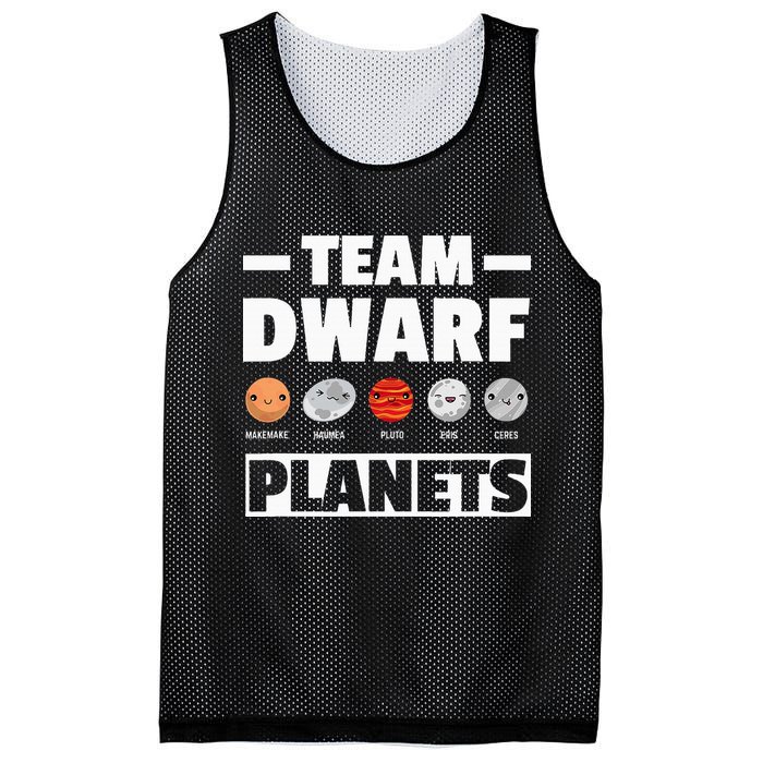 Space Team Dwarf Planets For Adults And Astronomy Mesh Reversible Basketball Jersey Tank