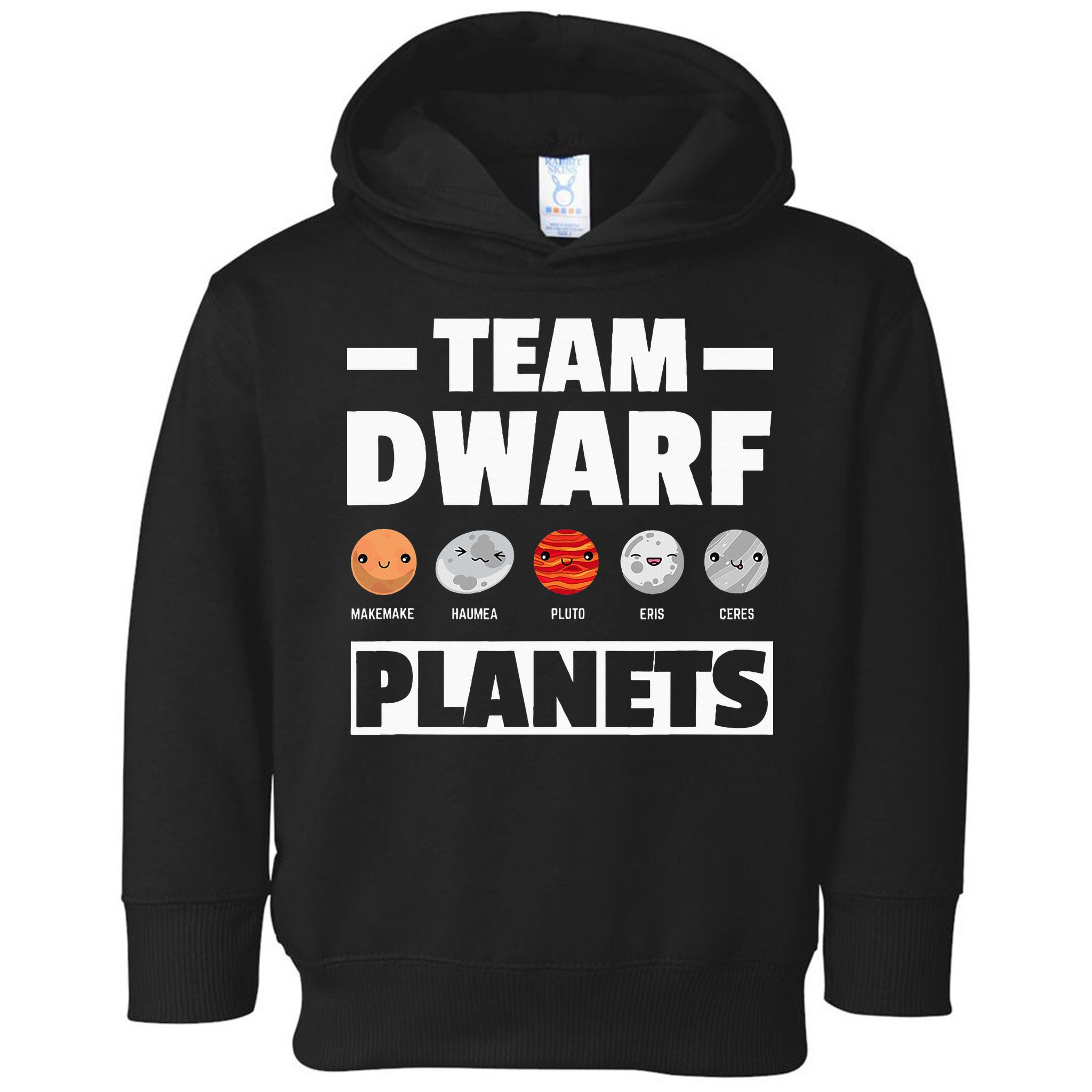 Space Team Dwarf Planets For Adults And Astronomy Toddler Hoodie