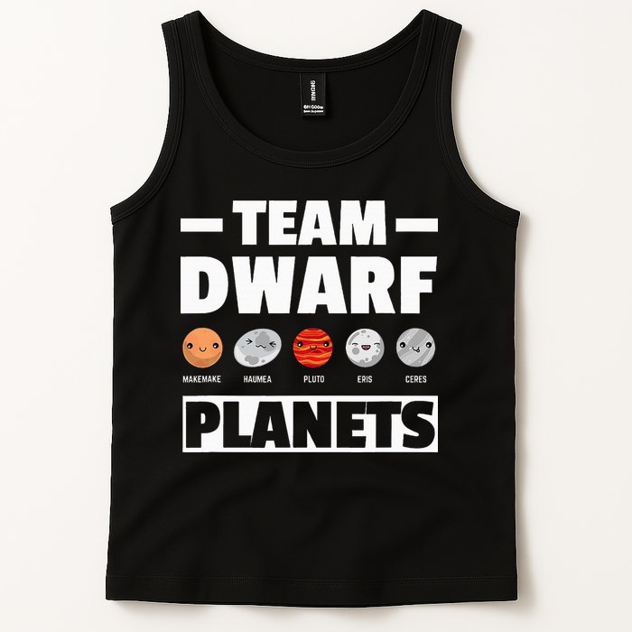 Space Team Dwarf Planets For Adults And Astronomy Tank Top
