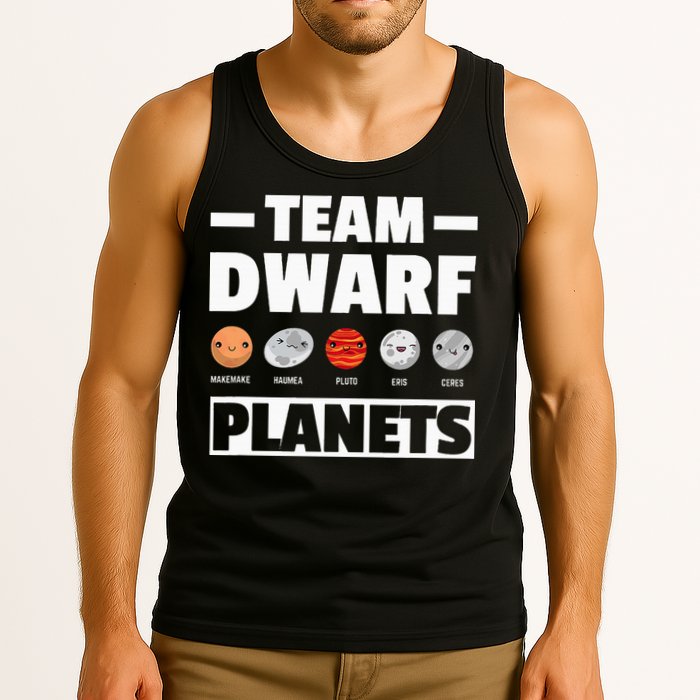 Space Team Dwarf Planets For Adults And Astronomy Tank Top