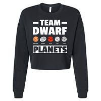 Space Team Dwarf Planets For Adults And Astronomy Cropped Pullover Crew
