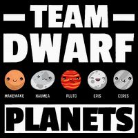 Space Team Dwarf Planets For Adults And Astronomy Cropped Pullover Crew