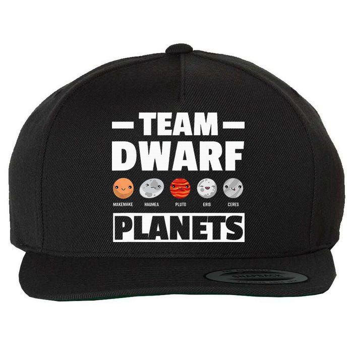 Space Team Dwarf Planets For Adults And Astronomy Wool Snapback Cap