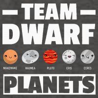 Space Team Dwarf Planets For Adults And Astronomy Vector Backpack