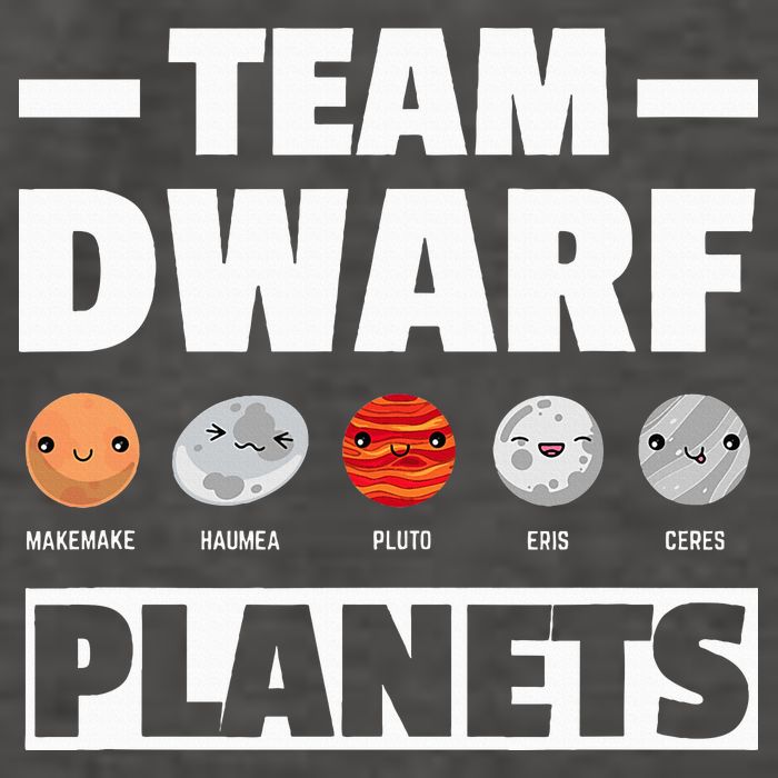 Space Team Dwarf Planets For Adults And Astronomy Vector Backpack