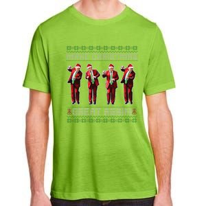 Santa Trump Dance Make Christmas Great Again Ugly Sweater Adult ChromaSoft Performance T-Shirt