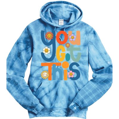 State Testing Day Motivational Teacher Groovy You Got This Tie Dye Hoodie
