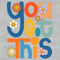 State Testing Day Motivational Teacher Groovy You Got This Ladies PosiCharge Tri-Blend Wicking Tank