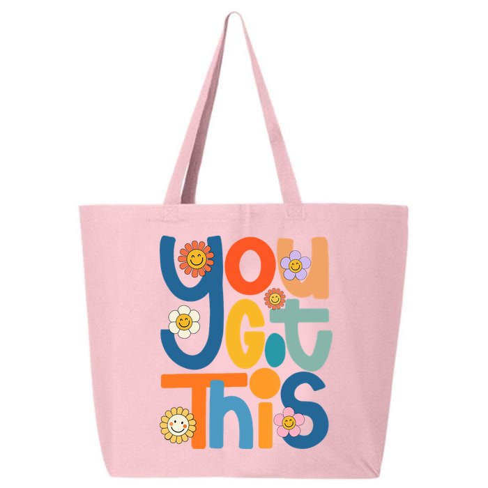 State Testing Day Motivational Teacher Groovy You Got This 25L Jumbo Tote