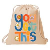 State Testing Day Motivational Teacher Groovy You Got This Drawstring Bag