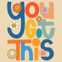 State Testing Day Motivational Teacher Groovy You Got This Zip Tote Bag