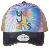 State Testing Day Motivational Teacher Groovy You Got This Legacy Tie Dye Trucker Hat