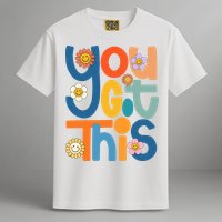 State Testing Day Motivational Teacher Groovy You Got This Garment-Dyed Heavyweight T-Shirt