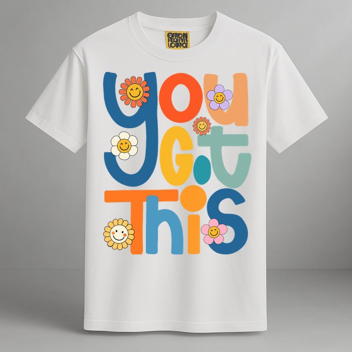 State Testing Day Motivational Teacher Groovy You Got This Garment-Dyed Heavyweight T-Shirt