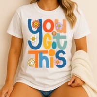 State Testing Day Motivational Teacher Groovy You Got This Garment-Dyed Heavyweight T-Shirt