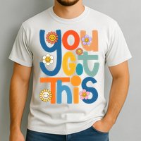 State Testing Day Motivational Teacher Groovy You Got This Garment-Dyed Heavyweight T-Shirt