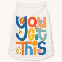 State Testing Day Motivational Teacher Groovy You Got This Doggie Tank