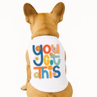 State Testing Day Motivational Teacher Groovy You Got This Doggie Tank