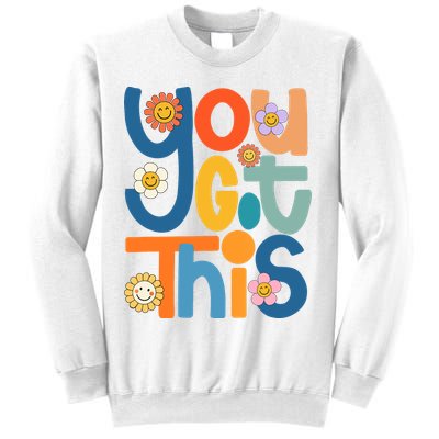 State Testing Day Motivational Teacher Groovy You Got This Sweatshirt