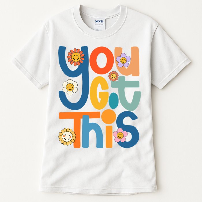 State Testing Day Motivational Teacher Groovy You Got This Tall T-Shirt