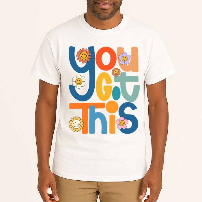 State Testing Day Motivational Teacher Groovy You Got This Tall T-Shirt