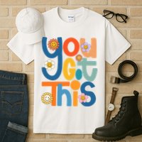 State Testing Day Motivational Teacher Groovy You Got This Tall T-Shirt