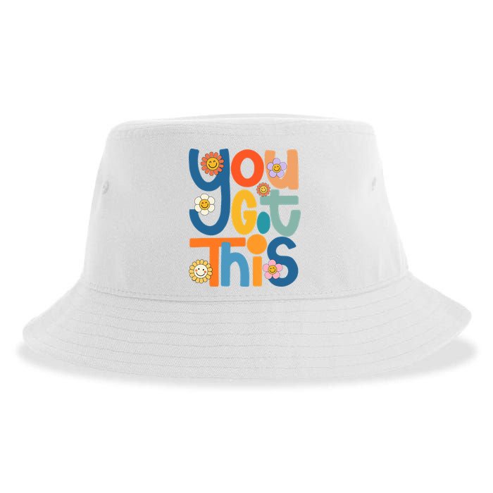 State Testing Day Motivational Teacher Groovy You Got This Sustainable Bucket Hat