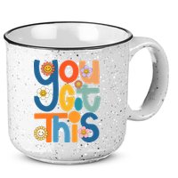 State Testing Day Motivational Teacher Groovy You Got This 15oz Campfire Ceramic Mug