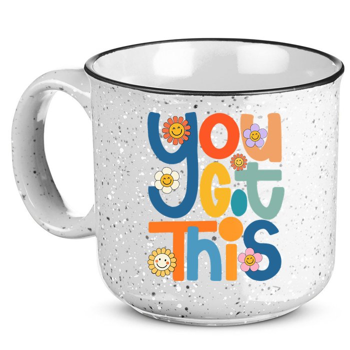 State Testing Day Motivational Teacher Groovy You Got This 15oz Campfire Ceramic Mug
