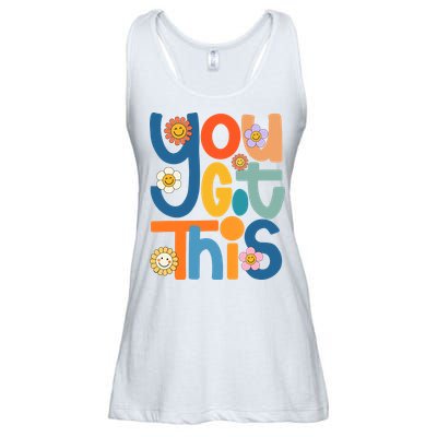 State Testing Day Motivational Teacher Groovy You Got This Ladies Essential Flowy Tank