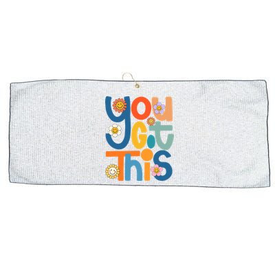 State Testing Day Motivational Teacher Groovy You Got This Large Microfiber Waffle Golf Towel