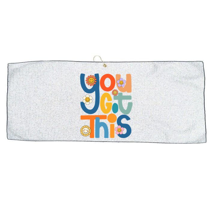 State Testing Day Motivational Teacher Groovy You Got This Large Microfiber Waffle Golf Towel