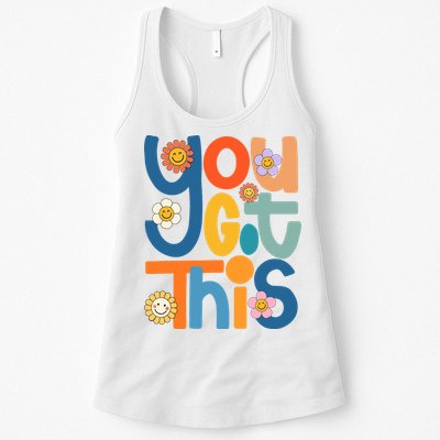 State Testing Day Motivational Teacher Groovy You Got This Womens Tank Top