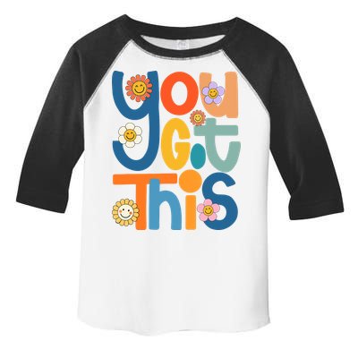 State Testing Day Motivational Teacher Groovy You Got This Toddler Fine Jersey T-Shirt