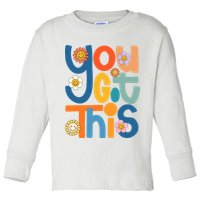 State Testing Day Motivational Teacher Groovy You Got This Toddler Long Sleeve Shirt