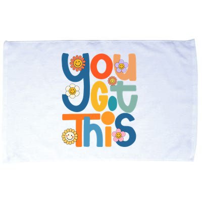 State Testing Day Motivational Teacher Groovy You Got This Microfiber Hand Towel