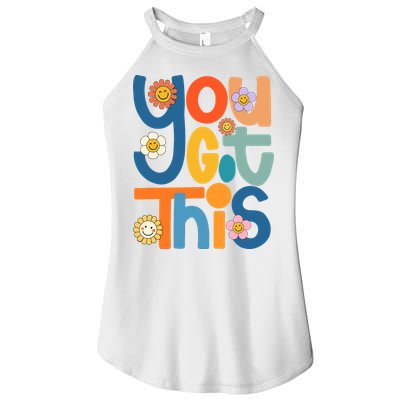 State Testing Day Motivational Teacher Groovy You Got This Women's Perfect Tri Rocker Tank