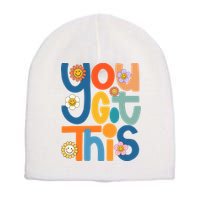 State Testing Day Motivational Teacher Groovy You Got This Short Acrylic Beanie