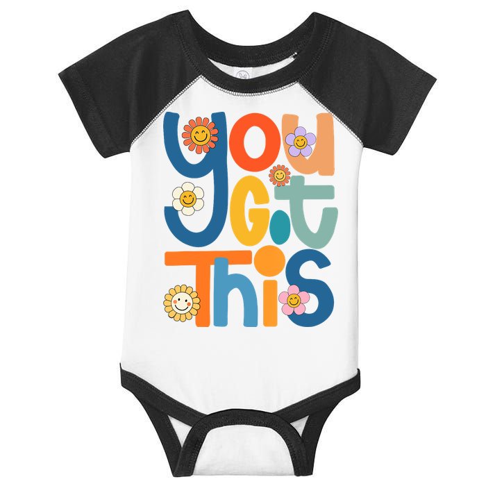 State Testing Day Motivational Teacher Groovy You Got This Infant Baby Jersey Bodysuit
