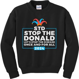 Stop The Donald Anti Trump Democrat Voter Kids Sweatshirt