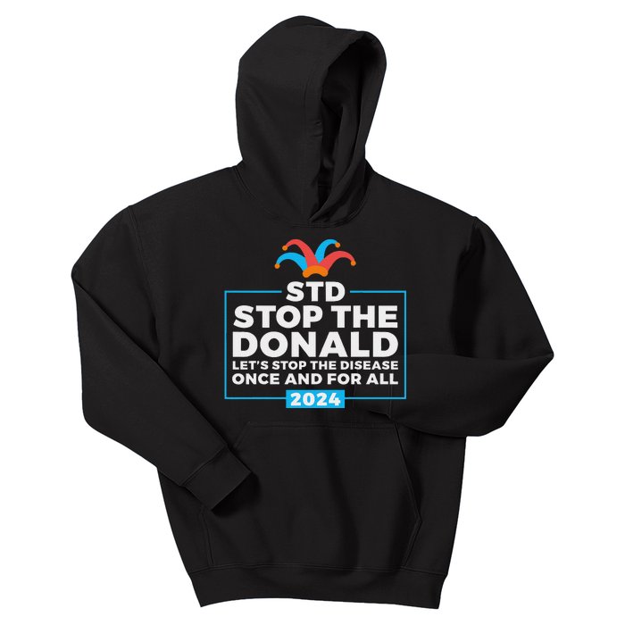 Stop The Donald Anti Trump Democrat Voter Kids Hoodie