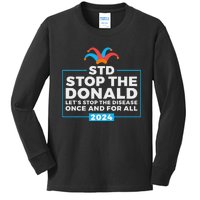 Stop The Donald Anti Trump Democrat Voter Kids Long Sleeve Shirt