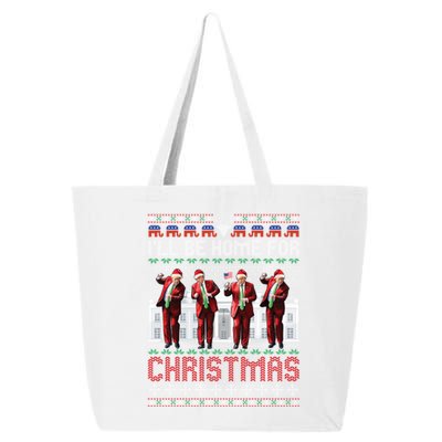 Santa Trump Dance ILl Be Home For Christmas Ugly Great Gift 25L Jumbo Tote